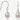 Kyoto greay pearl earrings