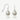 Darra Grey Pearl Drop Earrings 925 Sterling Silver