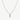 Winnie Grey Pearl Pendant Necklace 925 Sterling Silver 4mm