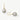 Kitty Grey Pearl Drop Earrings 18ct Gold Plated 10mm Grey