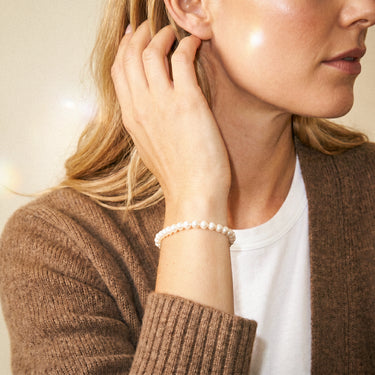 Bertie Pearl Bracelet 925 Sterling Silver
