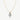 Eliza Grey Pearl Pendant Necklace 18ct Gold Plated