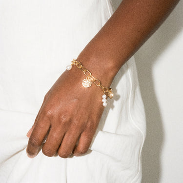 Jemima Pearl Bracelet 18ct Gold Plated