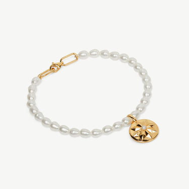 Oona Pearl Bracelet 18ct Gold Plated