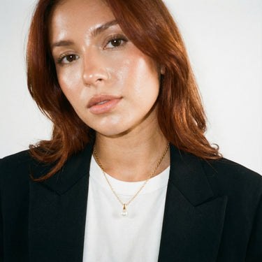 Zena Pearl Pendant Necklace 18ct Gold Plated