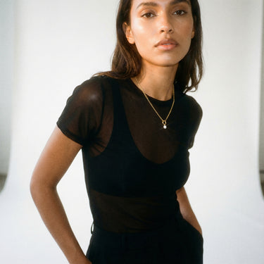 Galene Pearl Necklace 18ct Gold Plated