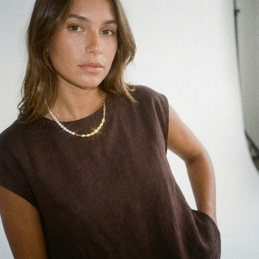 Frida Pearl Necklace 18ct Gold Plated