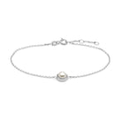 Kyoto Pearl Bracelets 925 Silver Freshwater Pearl & Chain Bracelet with 925 Sterling Silver TKKP050