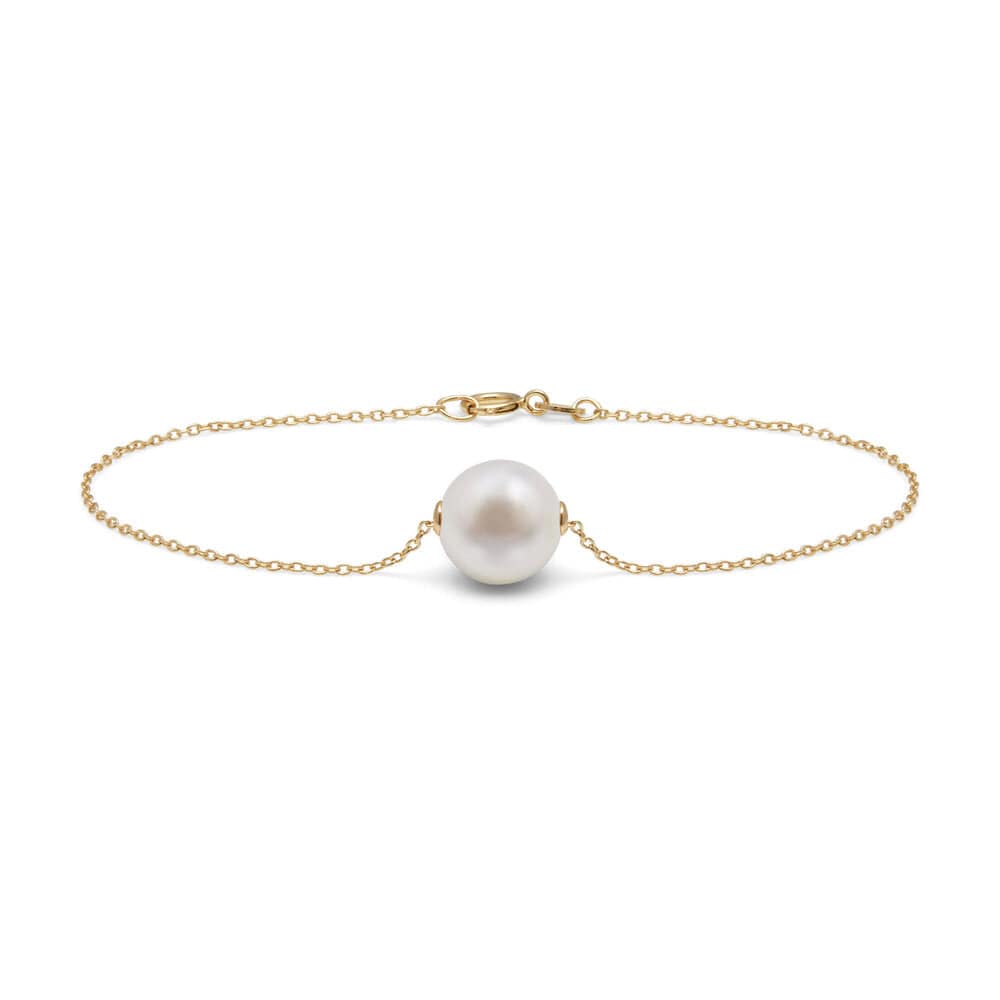 Single pearl necklace on sale cheap