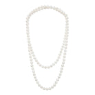 Kyoto Pearl Necklaces White 48 Inch White 9-11mm Freshwater Pearl Rope Necklace SHM19C01